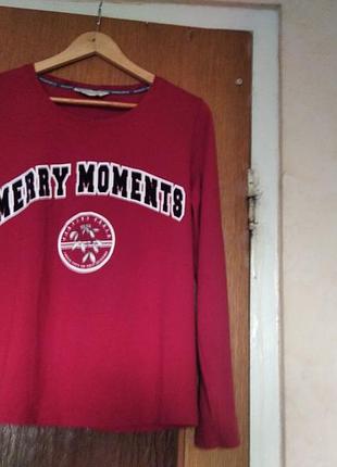 Супер футболка красного цвета р.12-14,100%котон"george".