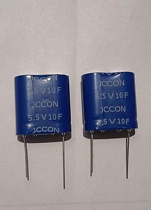 10f(ф) 5,5v(в) ионистор суперконденсатор  28*26*13мм