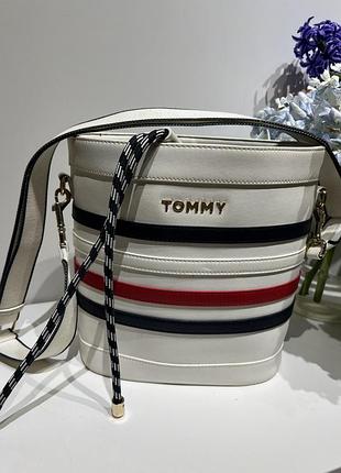 Сумка біла tommy