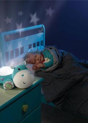 Музыкальный ночник-проектор fisher-price гиппотам
