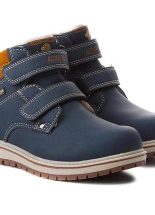 Теплі демисезонні ботинки на хлопчика 29 р. action boy, польща