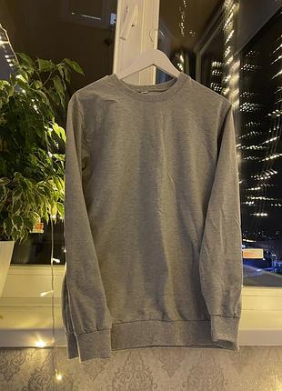 Світшот чоловічий сірий