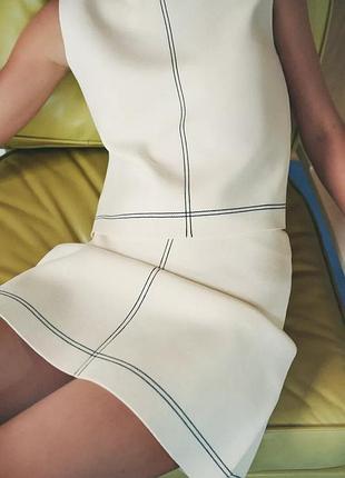 Міні спідниця з окантовкою zara new