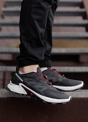 Кросівки salomon supercross 4 gore-tex black white