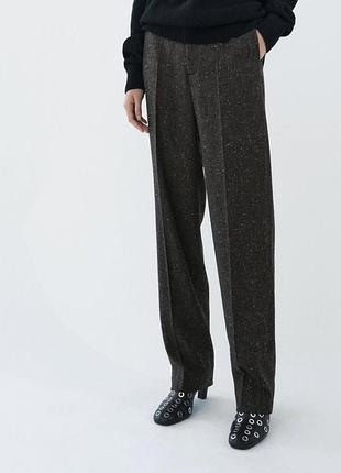 Zara, брюки у складі шовк, вовна