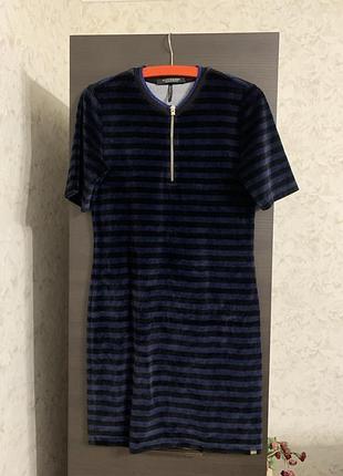 Велюровое платье maison scotch!
