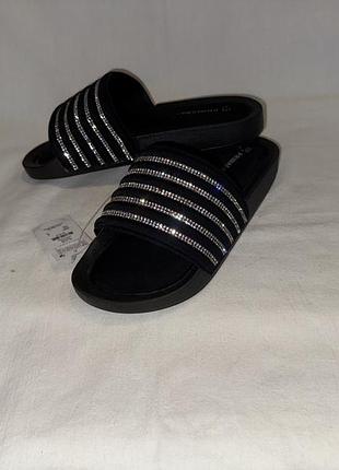 Шльопанці *primark* стрази устілка з пам'яттю р.37, 38 (25.00см)