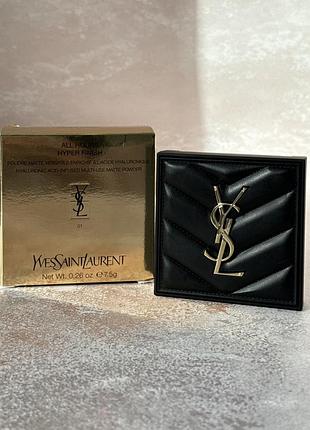 Yves saint laurent - all hours hyper finish ultimate setting powder - пудра, 01, 7.5 g