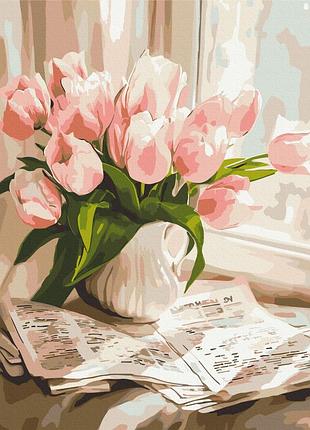 Картина по номерам утро в лучах нежности bs54276