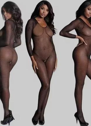 Бодистокинг,боди комбинезон сетка