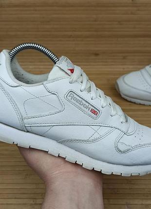 Кожаные кроссовки reebok classic размер 36 (23.5 см.)