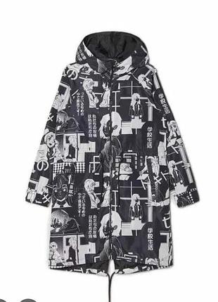 Куртка  cropp вітровка  -дощовик anime/manga