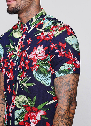 Летняя сорочка гавайка another influence