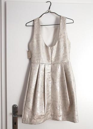 Платье мини металлик zara3 фото