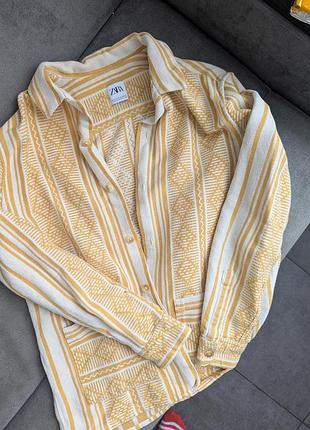 Сорочка zara унісекс , чоловіча