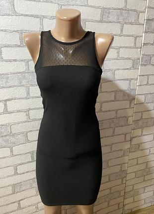 Черное платье xxs-xs