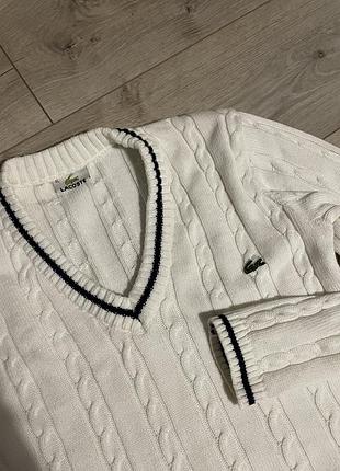 Lacoste светр з v вирізом