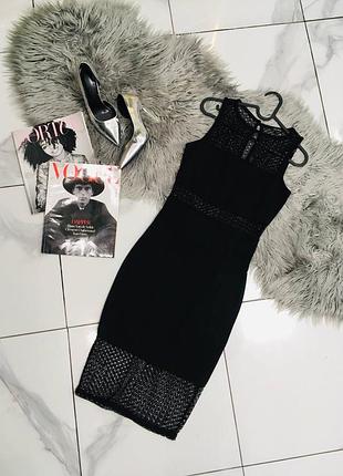 Платье с кружевной сеточкой river island