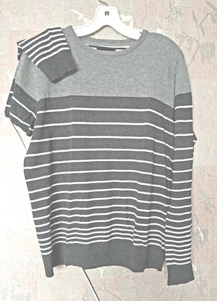 Отличный тонкий коттоновый джемпер xl/48-50