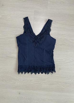 Блуза з чашечками топ qed london, m