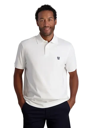 Белое мужское поло chaps большой размер