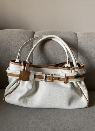 Сумочка біла шкіряна в дуже гарному стані