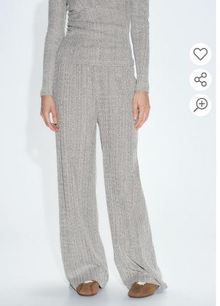 Стильные базовые молодежные брюки бренда zara р s- m