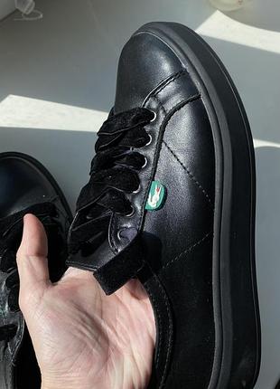 Кожаные кеды- кроссовки lacoste 36