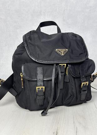 Нейлоновий рюкзак prada, номерний