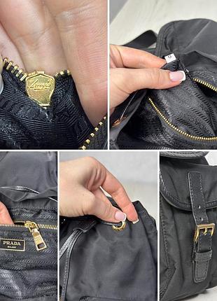 Нейлоновый рюкзак prada, номерной2 фото