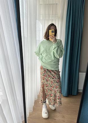 Юбка topshop цветочная
