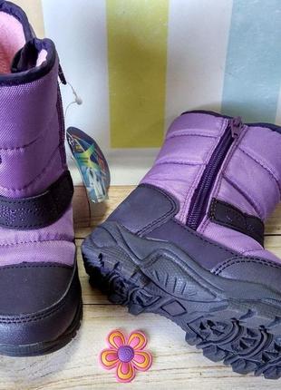Зимние термо ботинки сапоги для девочек мембранные b&g 28рр2 фото