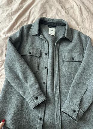 Вовняна сорочка h&m