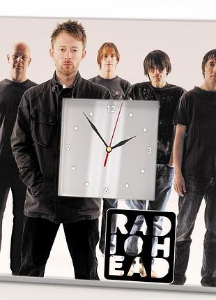 Часы "группа radiohead" сувенир для фанатов рок музыки, украшение интерьера в бар, клуб, офис, студи