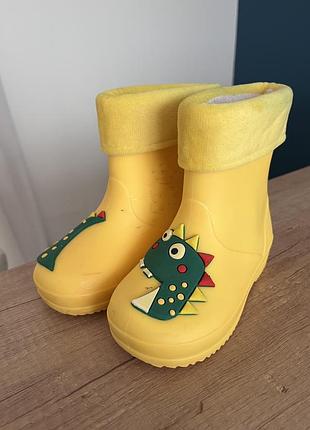 Сапожки резиновые 29 размер, стелька 18 см