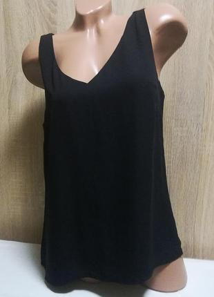 Чорна шифонова майка