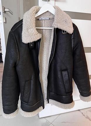 Дубленка zara s