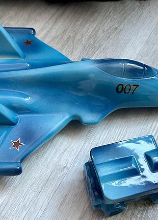 Самолет бутылка, графин подарочный военный самолет мог-29