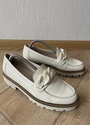 Фірмові шкіряні лофери від gabor 6 40