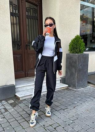 Спортивний костюм з плащівки - штани та кофта на молнії. костюм плащевка