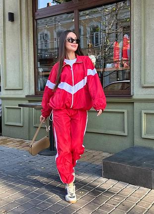 Спортивний костюм з плащівки - штани та кофта на молнії. костюм плащевка