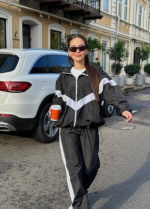 Спортивний костюм з плащівки - штани та кофта на молнії. костюм плащевка