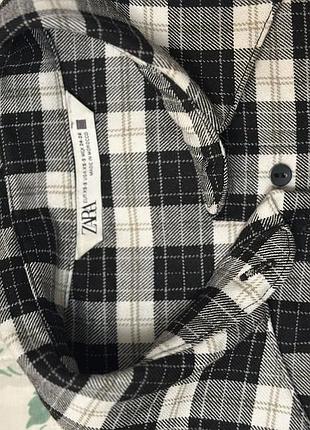 Рубашка сорочка оверсайз zara 4