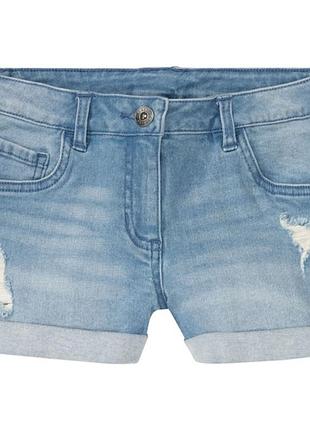 Детские джинсовые шорты для девочки pepperts рост 140 см