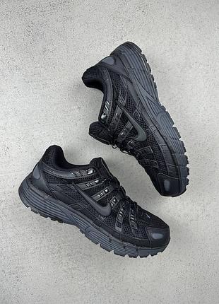 Жіночі кросівки nike p-6000 black найк чорного кольору