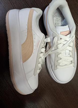 Кроссовки кожаные 37р/ фирменные кроссовки женские 37/ белые кеды 37