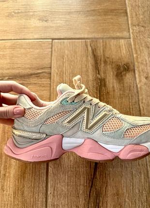 Кроссовки new balance 9060 turquoise/beige