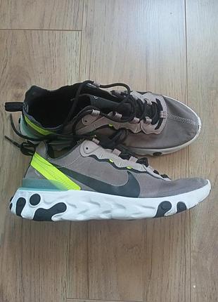 Кроссовки STUSSY × nike Dark AIR ZOOM SPIRIDON CAGED PURE PLATINUM BLACK-WHITE 28cm