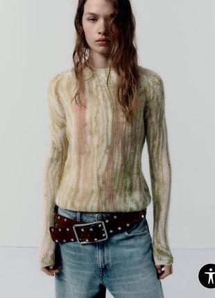 Молодежная базовая кофта бренда zara p s (alpaca+lana)