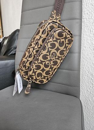 Сумка бананка guess оригинал